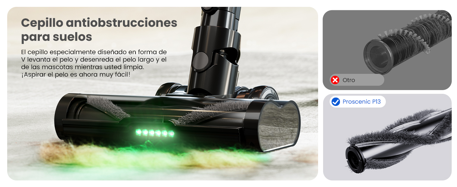 Proscenic P13 aspirador escoba opiniones