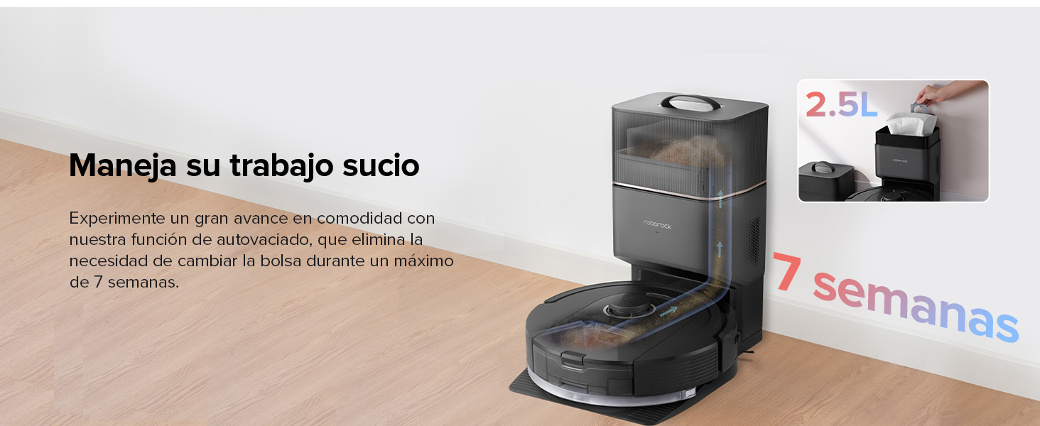 Robot aspiradora Roborock Q5 Pro+ opiniones