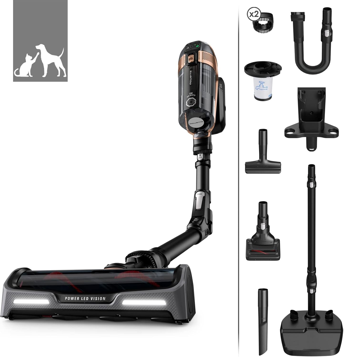 comparativa Rowenta Xforce Flex 15.60 Dyson V15S Detect