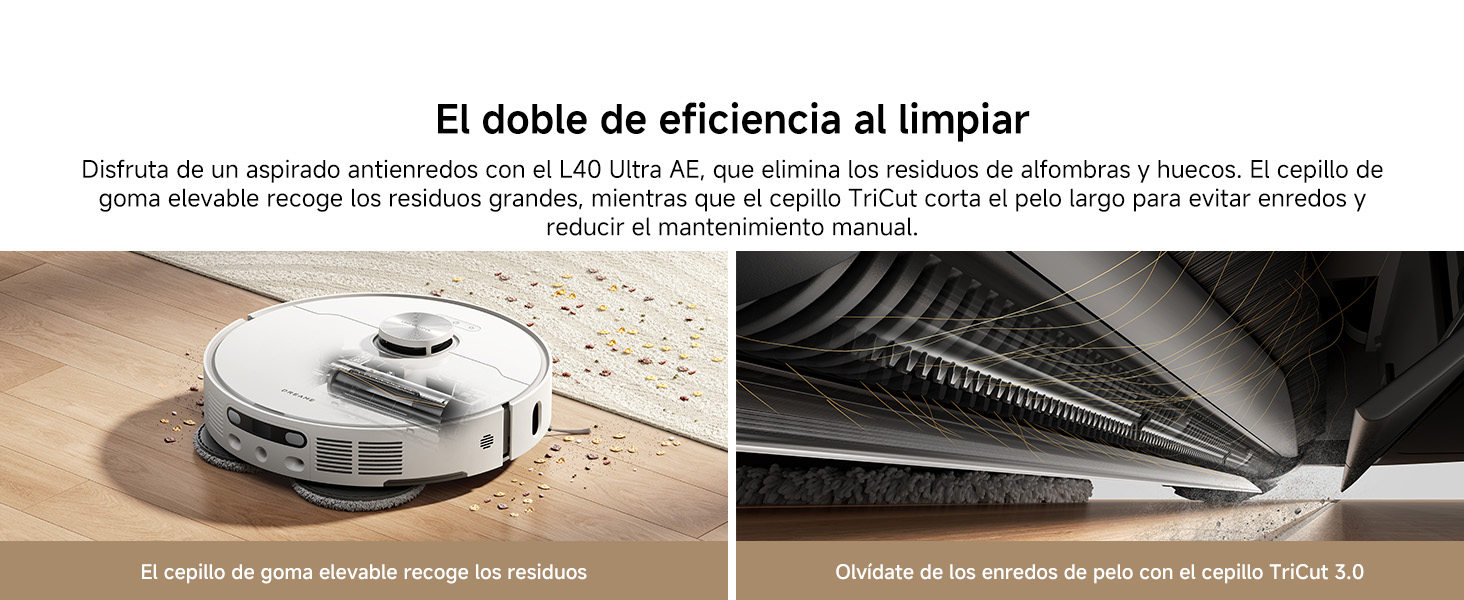 «Dreame L10s Ultra Gen 3 vs L40 Ultra Ae vs L40s Pro Ultra vs L50 Ultra Ae» que diferencias hay